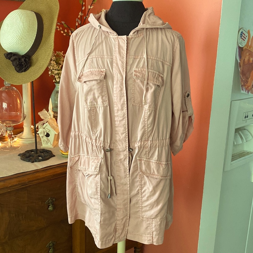 Torrid Sz 0 Blush Pink Cargo Jacket